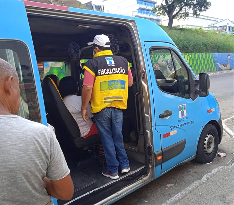 A fiscalização do Detro (Divulgação)
